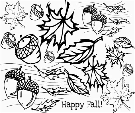 fall pictures coloring pages|More.